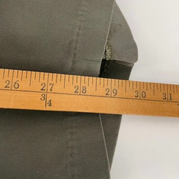 Duck Head Premium Pants Mens 34x29 fits 36x28 Green 100% Cotton Slacks - Picture 6 of 10